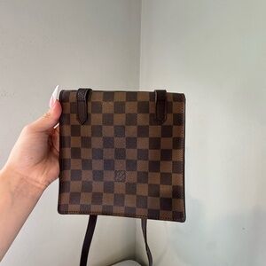 Louis Vuitton Brown Checkered Messenger Bag